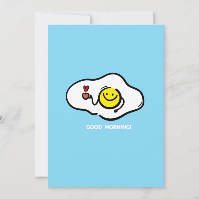 Convites Ovos secos bom dia (Frente)