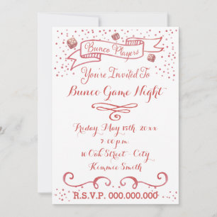 Convites Pacote Bunco - Fita e Disco