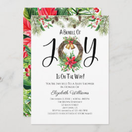 Convites Pacote De Alegria Chá de fraldas De Aquarela De Na