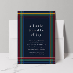 Convites Pacote de alegria clássico chá de fraldas de Natal