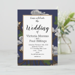 Convites Pacote de Algodão do Texas/ Azul