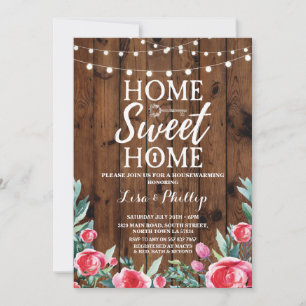 Convites Pacote de Chave de Madeira para Lavagem Floral Ver