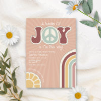 Pacote de Joy Muted Rainbow Peace Sign Chá de fral