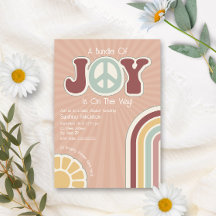 Pacote de Joy Muted Rainbow Peace Sign Chá de fral