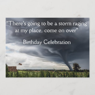 Convites Pacotes de feno lifing do furacão ou do tornado d