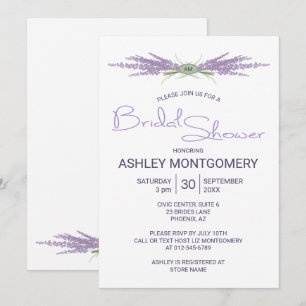 Convites Pacotes de ventilador de Lavanda de Chá de panela