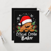Padeiro Oficial de Biscoitos Natal Divertido