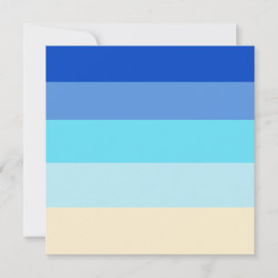 Convites Padrão de faixas de cores marítimas