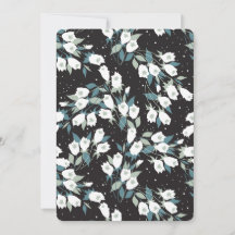 Padrão de Flor de Tulipas Elegante - Plano de Fund