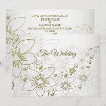 Padrão de folhagem floral vintage elegante casamen