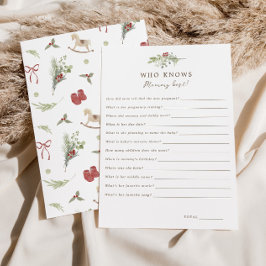 Convites Padrão de Natal Que Conhece A Melhor Placa De Jogo