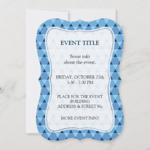 Convites Padrão de triângulos