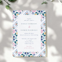Padrão Floral Grandmillenial Casamento