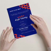 PADRÃO Laranja Azul SHRIMPLY, Chá de fraldas Aqiqa