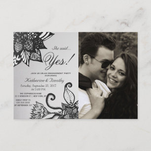 Convites Padrão Moderno de Desenho do Tângulo Preto e Bra