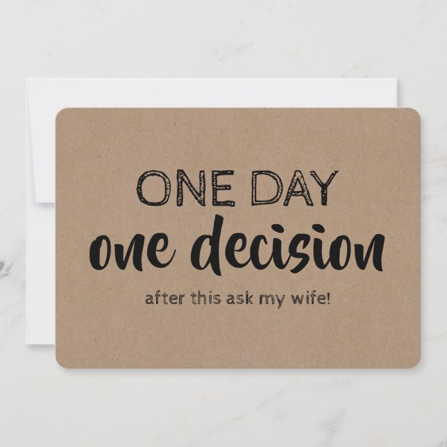 Convites Padrinho de casamento engraçado ou melhor proposta (Frente)