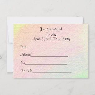 Convites Padrões de abril -