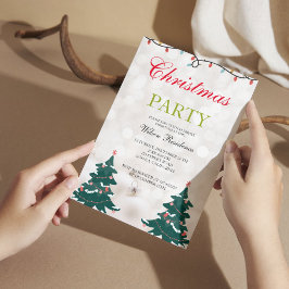 Convites Padrões de árvore de Natal