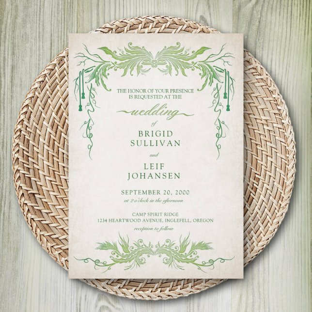 Convites Pagan Handfast Wedding (Criador carregado)