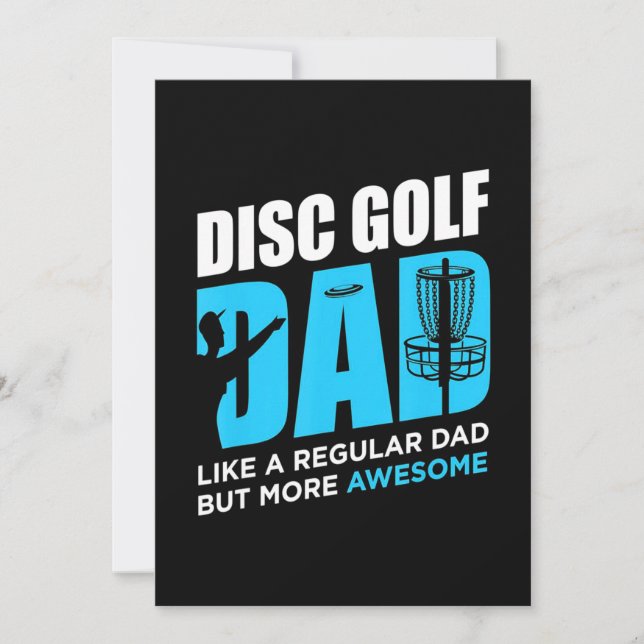 Convites Pai de Disc Golf (Frente)