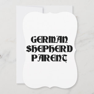 Convites pai do german shepherd