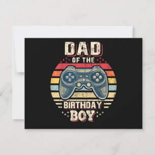 Convites Pai do Menino de Aniversário Correspondente Video