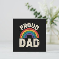 Pai Orgulhoso LGBTQ Orgulho Gay Aliado LGBTQ Dia d