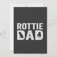 Pai Rottweiler Engraçado Presente Dia dos Pais Cão