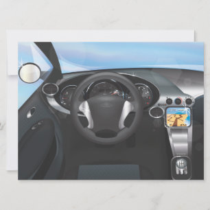 Convites Painel do Carro Esportivo