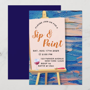 Convites Paint E Sip Invult Paint Party