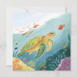 Convites Painting Turtle