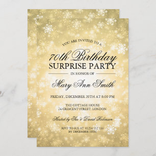 Convites país das maravilhas Dourado do inverno do