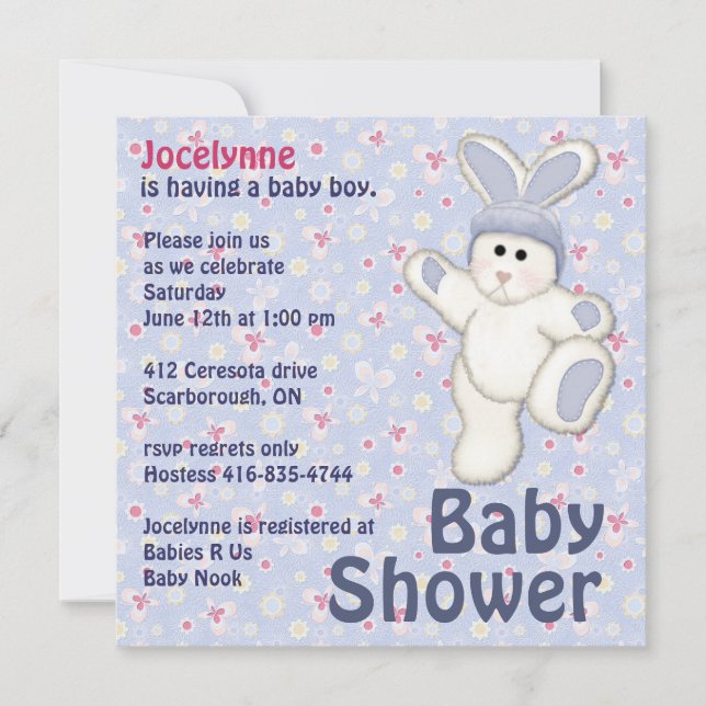 Convites País Doce - Menino (Frente)