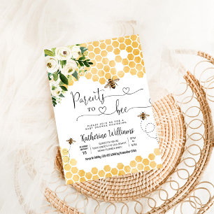 Convites Pais Para Abelha Tema de Abelha Mel Festa de Bebê