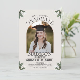 Convites País Rustic Minimalist Birthday Graduation