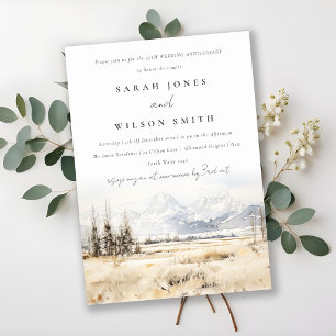 Convites Paisagem de Jackson Hole Wyoming Casamento Anivers