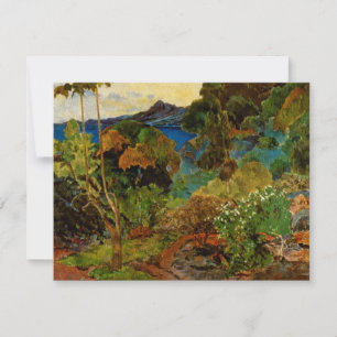 Convites Paisagem Martinica de Paul Gauguin (1887)