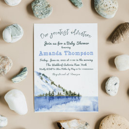 Convites Paisagem Moderna de inverno Nossa Maior Aventura