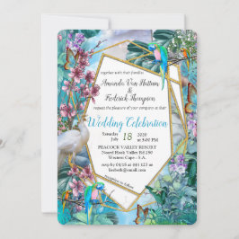 Convites Paisagem Surreal Tropical