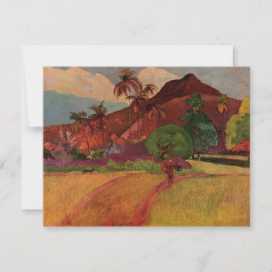 Convites Paisagem Taitiana de Paul Gauguin (1893)
