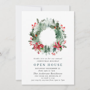 Convites Paisagem Wreath NATMAS HOLIDAY ABEN HOUSE