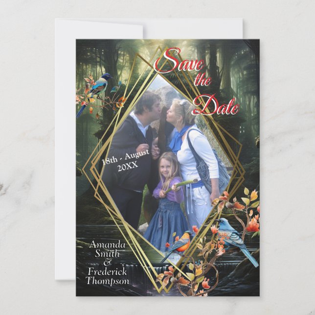 Convites Paisagens de Destino em Cave-d'Água do Nosso Mundo (Frente)