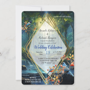 Convites Paisagens Waterfull Viajantes do Nosso Mundo