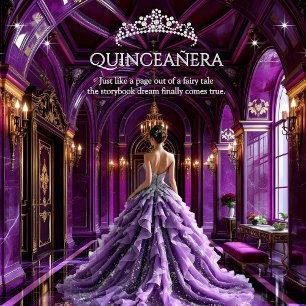 Convites Palácio de Aniversário de Quinze Anos Tiara de ves