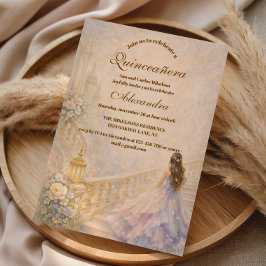Convites Palácio Encantado Fábulas Quinceañera