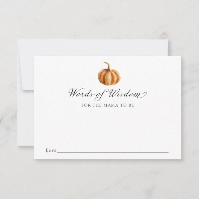 Convites Palavras de Sabedoria para a mãe (Frente)