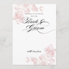 Convites Palavras de sabedoria para a noiva | CHÁ DE PANELA