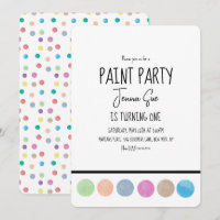 Paleta de Aquarela de Pintura de Aniversário