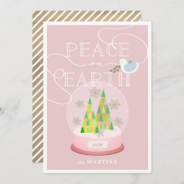 Convites Paleta de Natal Rosa-Rosa