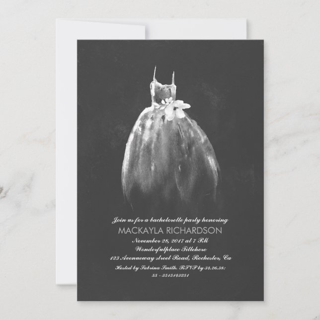 Convites Palhaço de Casamento Elegante de Festa de solteira (Frente)